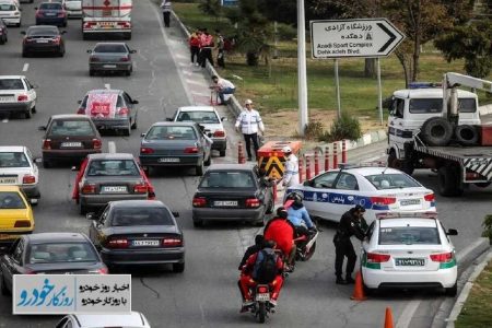 آزادی | ترافیک سنگین ترافیک سنگین در مسیر استادیوم آزادی